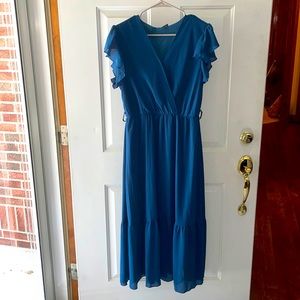Navy Long Dress